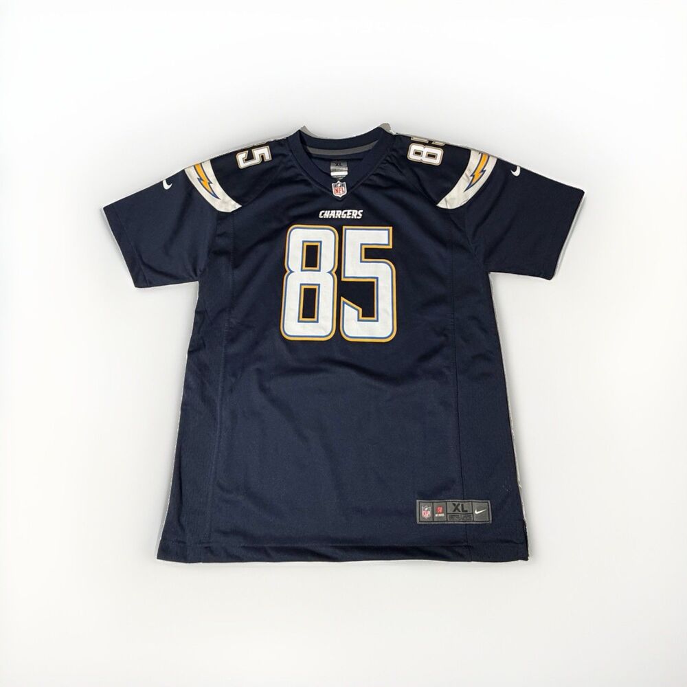 Nike Antonio Gates #85 San Diego Chargers Jersey Youth XL 18/20 Navy NWOT